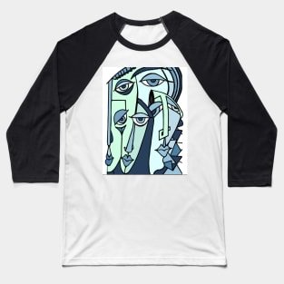 portrait cubism Baseball T-Shirt